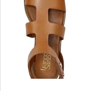 Franco Sarto cute brown gladiator sandals